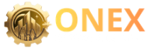 logo onex fundo preto