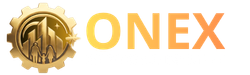 logo onex fundo preto